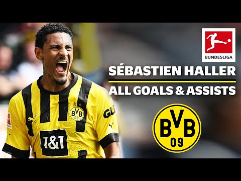 Sébastien haller - all goals & assists for borussia dortmund