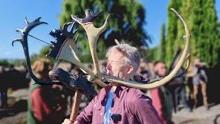 England's oldest village ritual was slightly painful