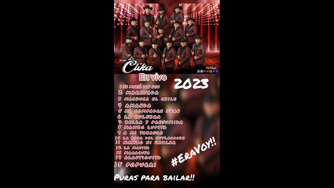 en vivo 2023 la clika!! 🎚️🎸🎷🎺🎷🎺🎼🎹🎸🎛️