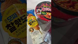 Cheesy corndog + Buldak Spicy Noodles + takoyaki ? mukbang food asmr