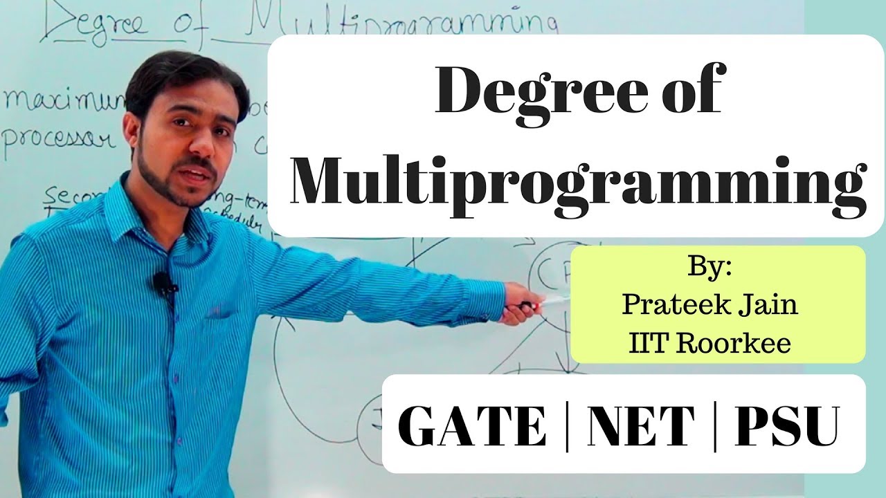 Chapter 2 - Degree of Multi-programming in Hindi (PART-6) | GATE | NET ...