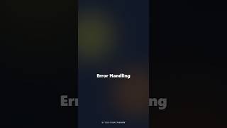 Error Handling - JavaScript vs Java