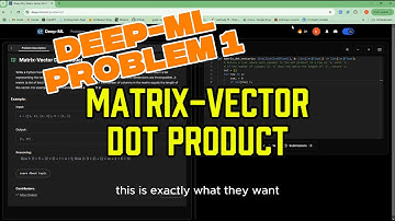Deep-ML 1: Matrix-Vector Dot Product