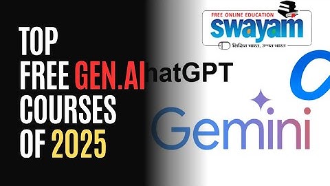 Swayam ke Best Free AI Courses | Certificate + Job Skills | Full Details
