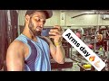 Full bicep+tricep day💪🏻vlog no6||