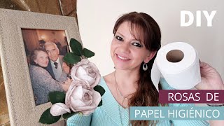 🌹Como hacer ROSAS de PAPEL HIGIÉNICO 🌹