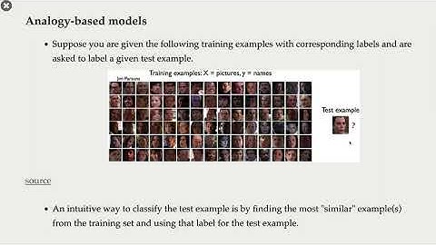 4.1 Analogy-based Algorithms Introduction [Applied Machine Learning || Varada Kolhatkar || UBC]