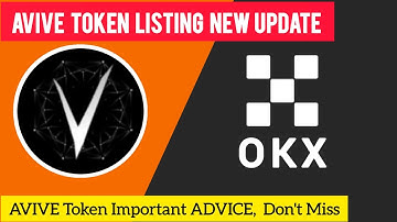 Avive Mining App | Avive Listing Update | Avive Important Advice | Avive New update | Avive Mainnet