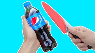 Experiment: Glowing 1000 degree Knife vs Pepsi, Floral Foam &amp; Slime