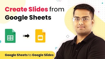 Google Sheets to Google Slides - Create Slides from Google Sheets