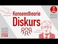 Konsenstheorie diskurs jrgen habermas  einfach erklrt  abitur wissen philosophie und ethik