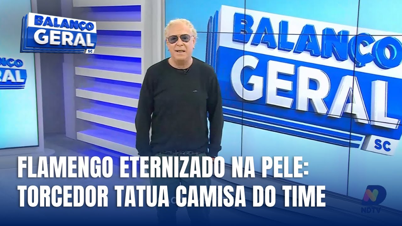 Torcedor do Flamengo radicaliza e tatua camisa oficial em tamanho real
