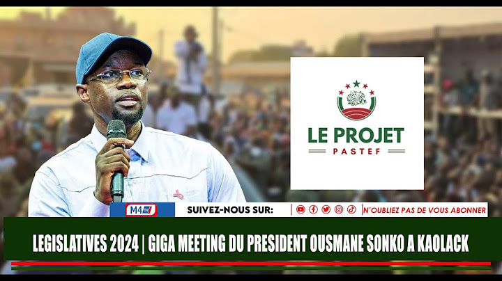 🔴 DIRECT : LEGISLATIVES 2024 | GIGA MEETING DU PRESIDENT OUSMANE SONKO A Kaolack