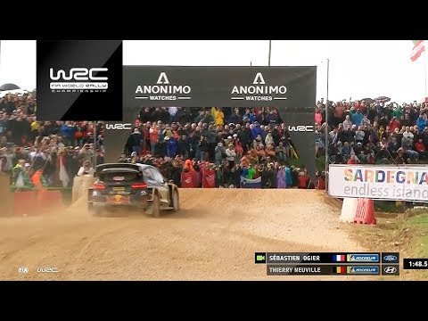 WRC - Rally Italia Sardegna 2018: Neuville vs. Ogier in SSS1