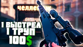 Челлендж 1 Выстрел 1 Труп 100$ в Call Of Duty Warzone