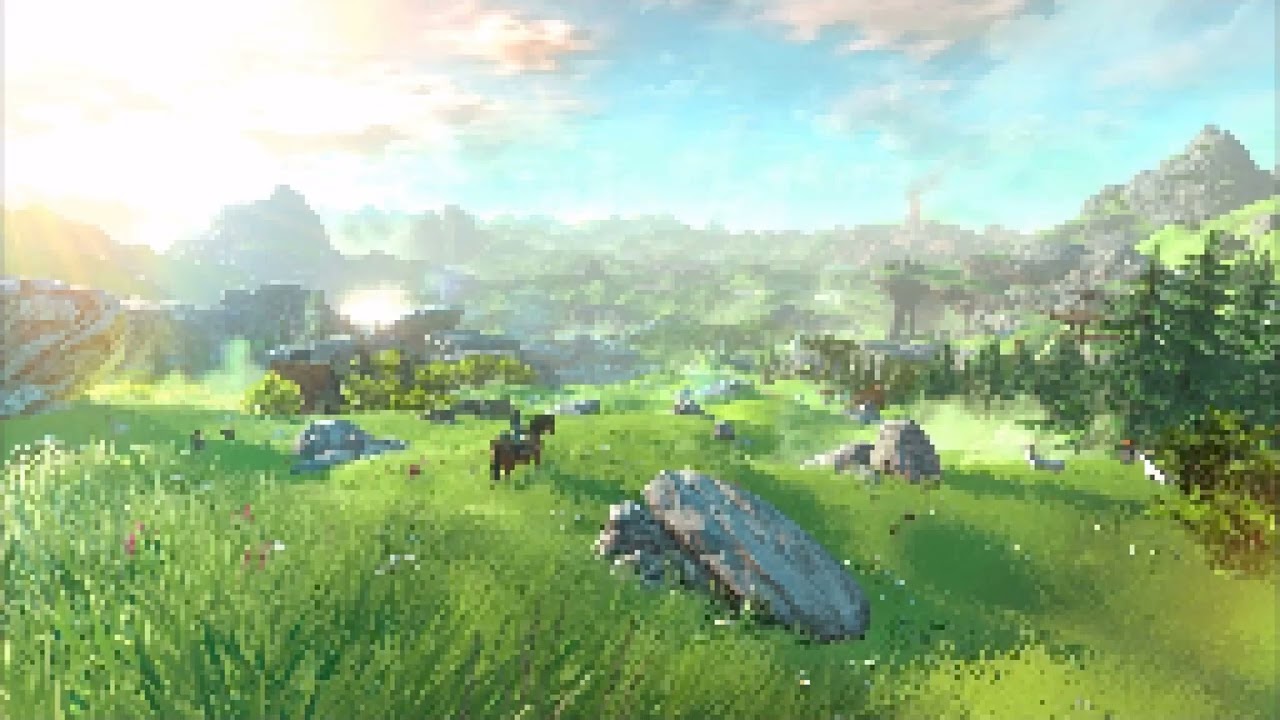 Legend of Zelda Riding Day Ambience: Realistic Soundscape 🏇🏻⛰🌲
