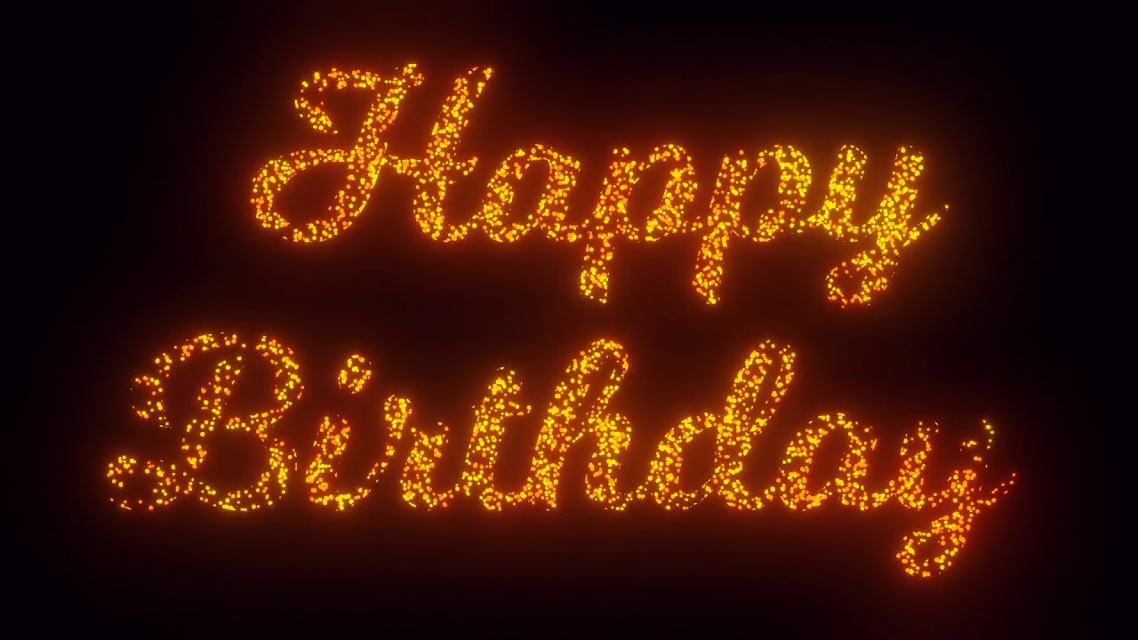 Happy Birthday Candles On Black Background Stock Footage SBV328289063   Storyblocks