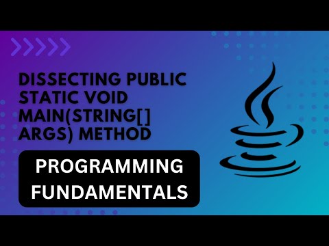 16 - Dissecting public static void main(String[] args) method - Java for beginners | Javacharya