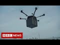 Transplant lungs transported via drone in 'world first' - BBC News