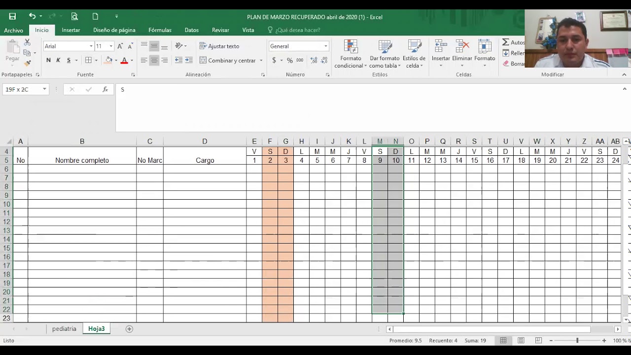 Hacer Horarios En Excel COMO CREAR HORARIOS DE TRABAJO DESDE EXCEL - YouTube