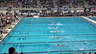 Mens 100 Backstroke - Nathan Yee, Lane 6 - Ging Tien, Lane 8