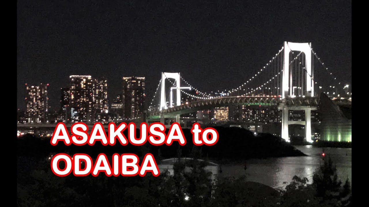 sumida river cruise from asakusa to odaiba