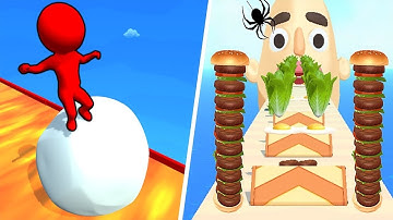 Snow Race 3D 🆚 Sandwich Runner🌻🧿🌺🌈Max Levels Walkthrough Android IOS Update Gameplay BT2