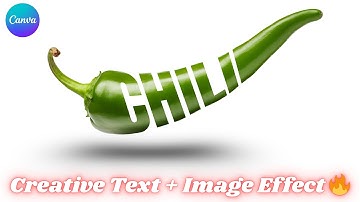 Hot Typography Design in Canva 🌶️ | Create a Chili Text Poster Effect (Step-by-Step Tutorial)