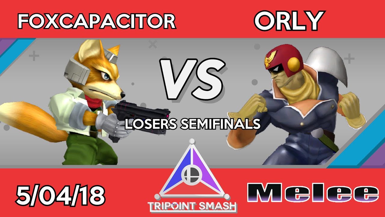 Tripoint Smash 10 - Losers Semifinals - FoxCapacitor (Fox) Vs. ORLY (Captain Falcon) - YouTube