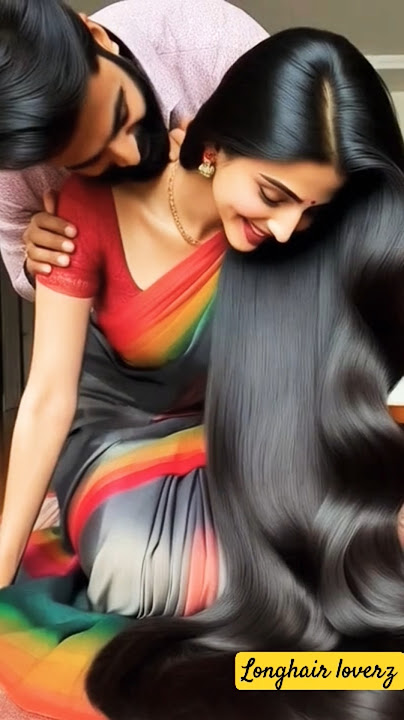 Romantic couple................💗💗💗💗💗 #hairplay #longhair #haircare #haircaretips #hairstyle #braids