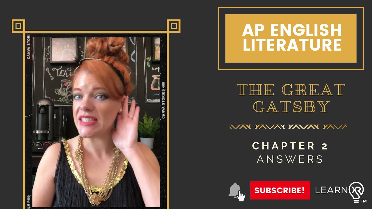 The Great Gatsby Chapter 2 Dr. T.J. Eckleburg's Eyes YouTube