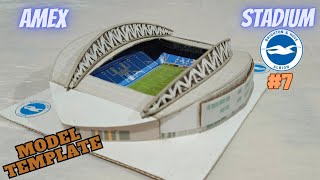 Como hacer el Amex Stadium [ Con Plantillas ] - How to make BRIGHTON & HOVE ALBION F.C STADIUM