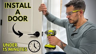 How to Install a Door THE EASY WAY!