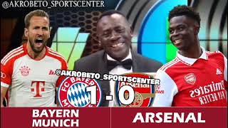 Bayern munich vs Arsenal | ChampionsLeague quater final results by akrobeto