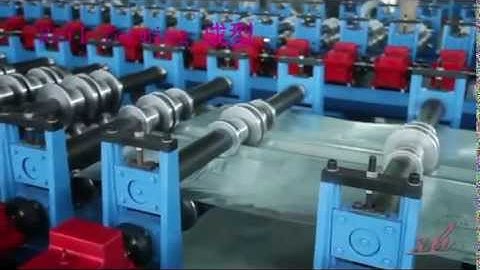 high speed full automatic roof panel roll forming machine with auto stacker non stop cut