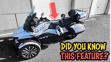 Can-Am Spyder RT - How to Lock your Helmet Top Tip by MartinTheVlogger