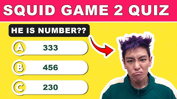 Ultimate Squid Game Season 2 Quiz 🦑| Can You Answer All 31 Trivia Challenge?