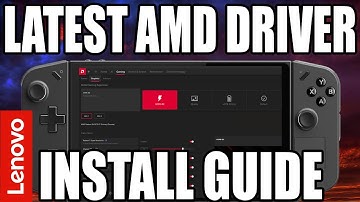 Legion GO Install Official AMD GPU Driver Update - Adrenalin AFMF 2.1 Graphics 2025 Guide
