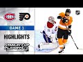 NHL Highlights | First Round, Gm1 Canadiens @ Flyers - Aug. 12, 2020