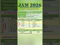 IIT JAM 2026 Notice out। IIT JAM 2026। IIT JAM। #iitjam #iitbombay #shorts@physics7271