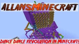 Dance Dance Revolution in Minecraft