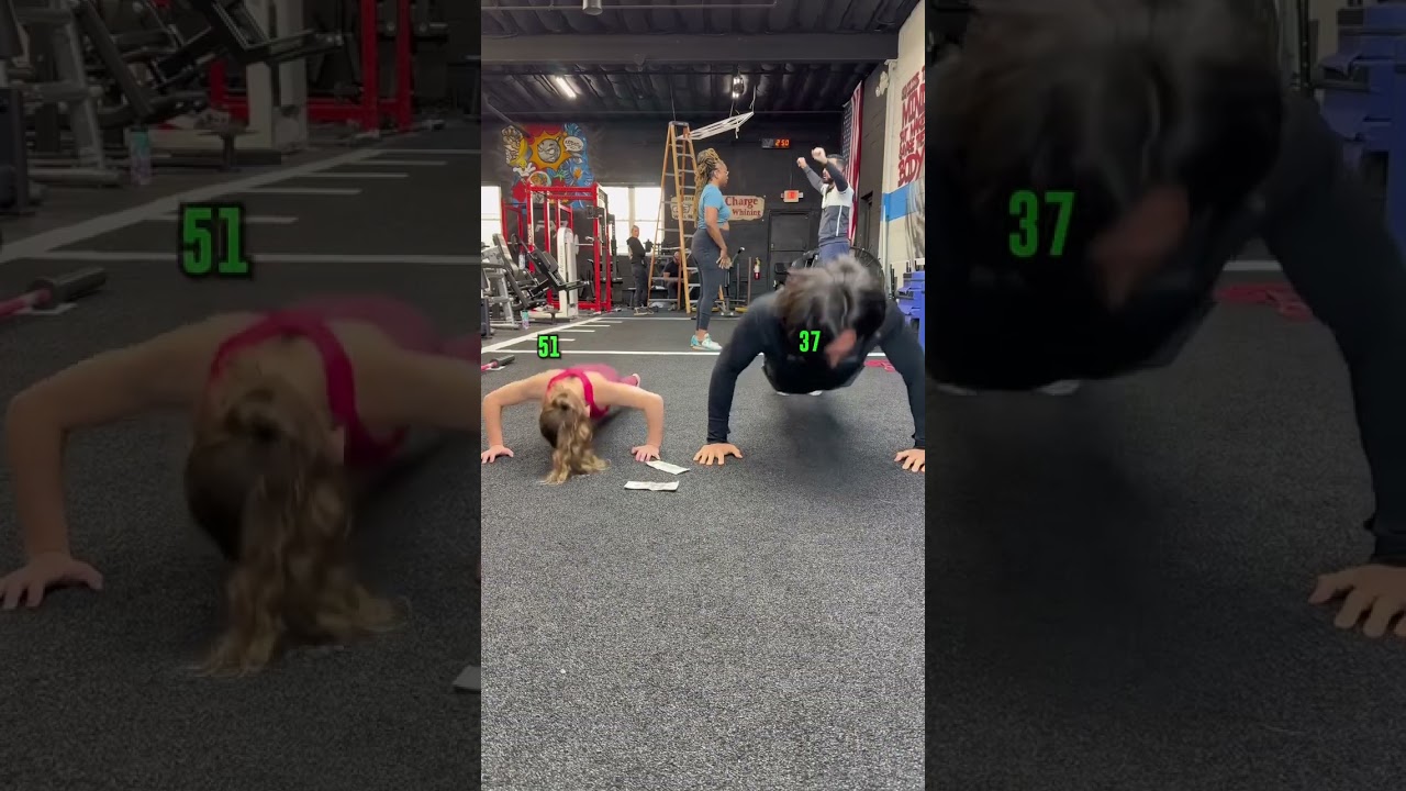💪👧🏼PUSH UP CHALLENGE AGAINST @LucyMilgrim 😁👏 #calisthenics #pushup #calistenia #challenge