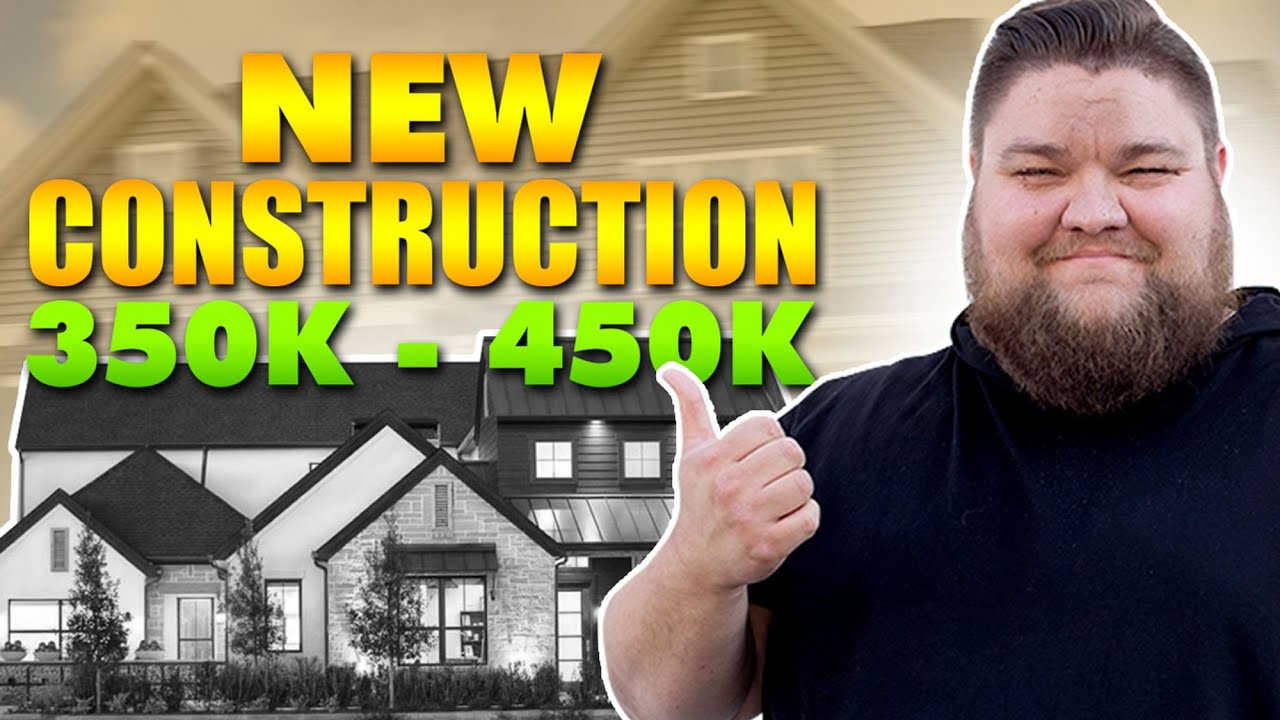 New Construction from 350k 450k! Check Out BEST DFW Homes New