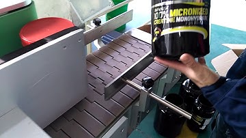 big jar labeling machine video 2