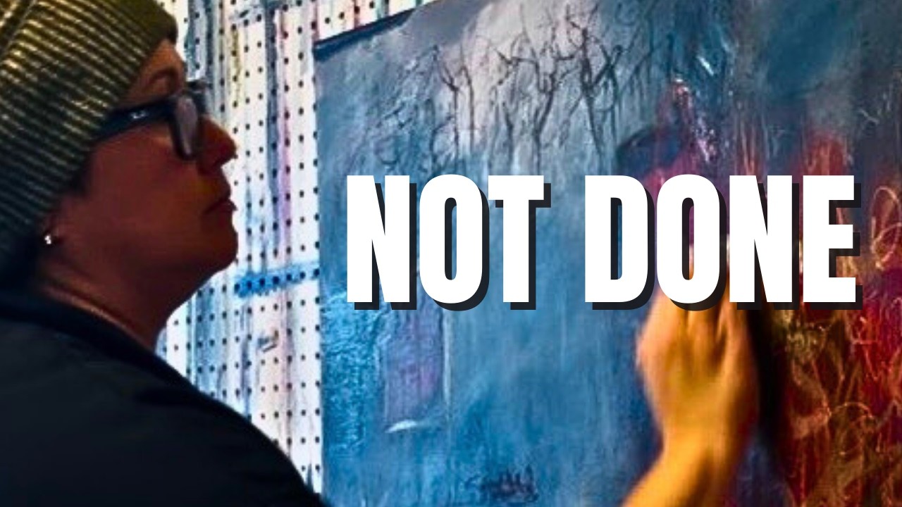 I Thought This Painting Was Finished… It Fought Back