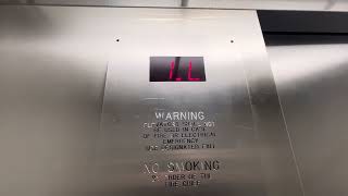 Otis hydraulic elevator on the classroom side of GMU enterprise hall