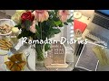 Ramadan diaries: episode 1 | studying, iftar table, baking