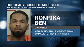 Fifth suspect in Calcasieu burglaries investigation arrested