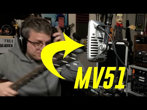 Recording a Singer Songwriter with the Shure MV51