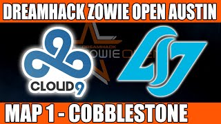 Cloud 9 vs CLG | Map 1 (Cobblestone) DreamHack Zowie Open Austin (6th May 2016)